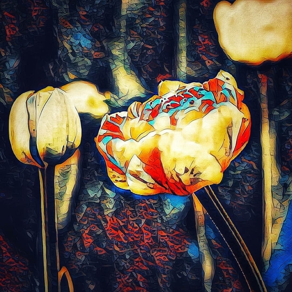 Other - Watercolor Print of Tulips for Home & Living
